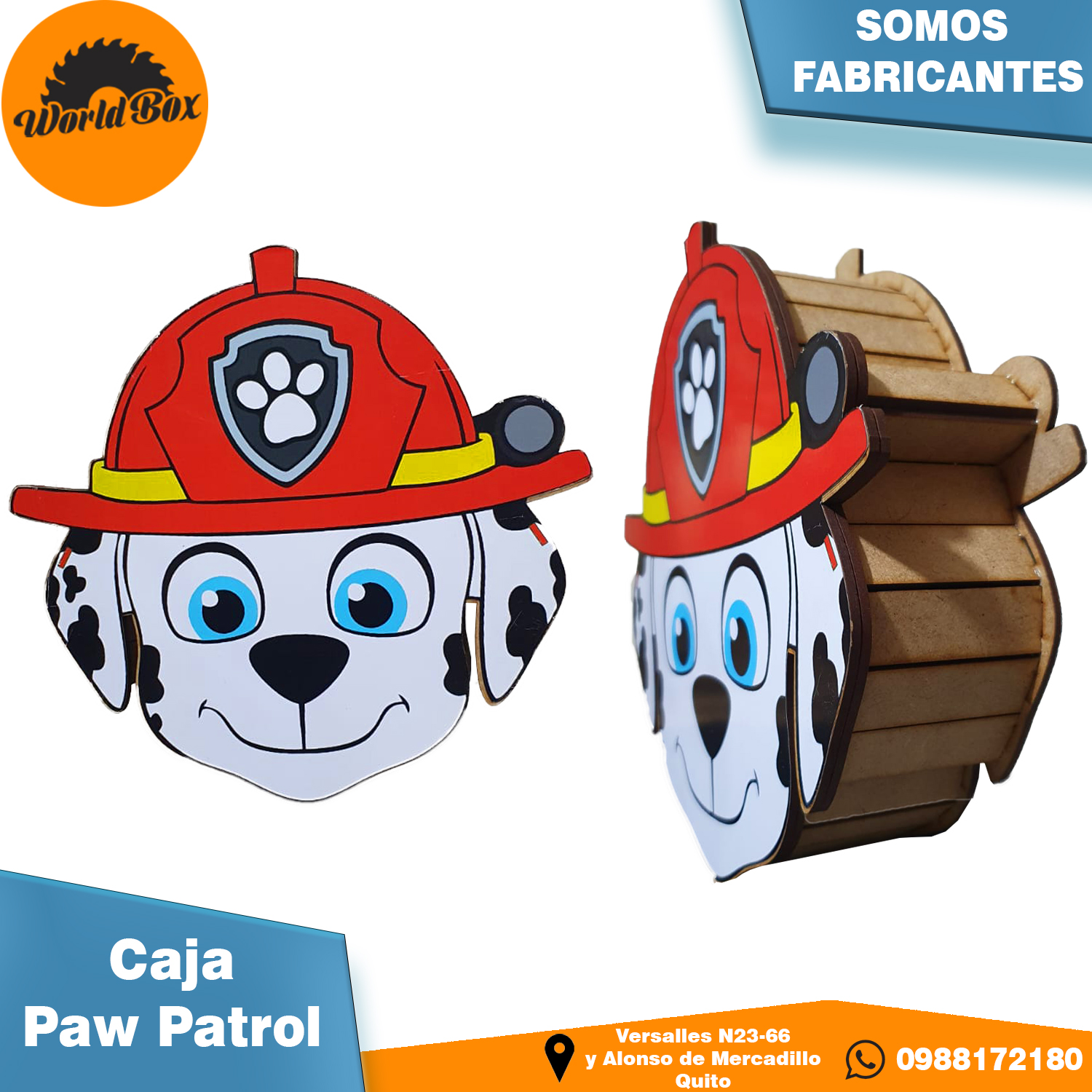 Caja Paw patrol 2